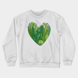 Cacti Heart Crewneck Sweatshirt